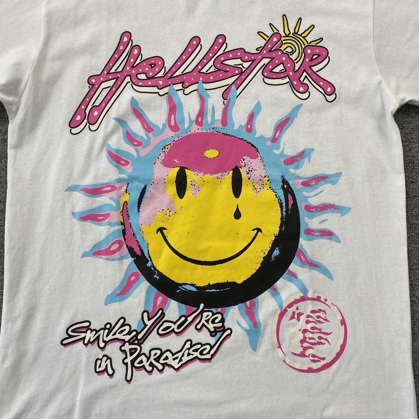 HELLSTAR STUDIOS SMILE TEE WHITE