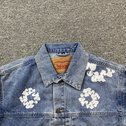 DENIM TEARS X LEVI'S JACKET LIGHT BLUE