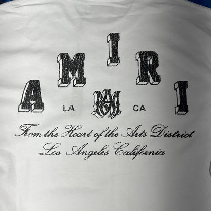 Remera Amiri Collegiate Blanca L