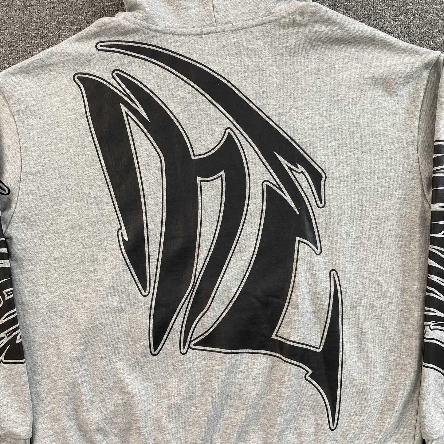 Mixed Emotion Faded Jacket Grey