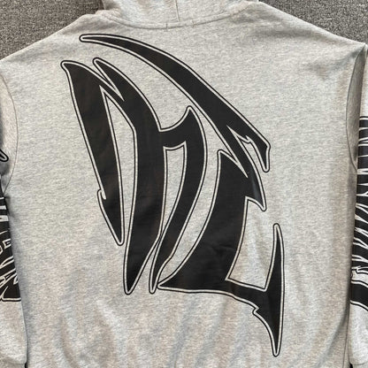 Mixed Emotion Faded Jacket Grey