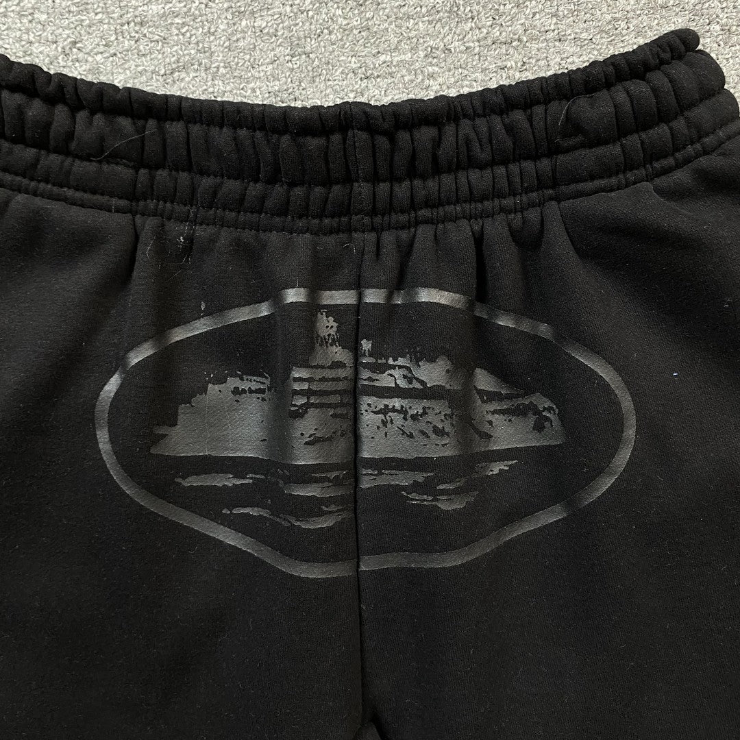 CORTEIZ ALCATRAZ SHORTS TRIPLE BLACK