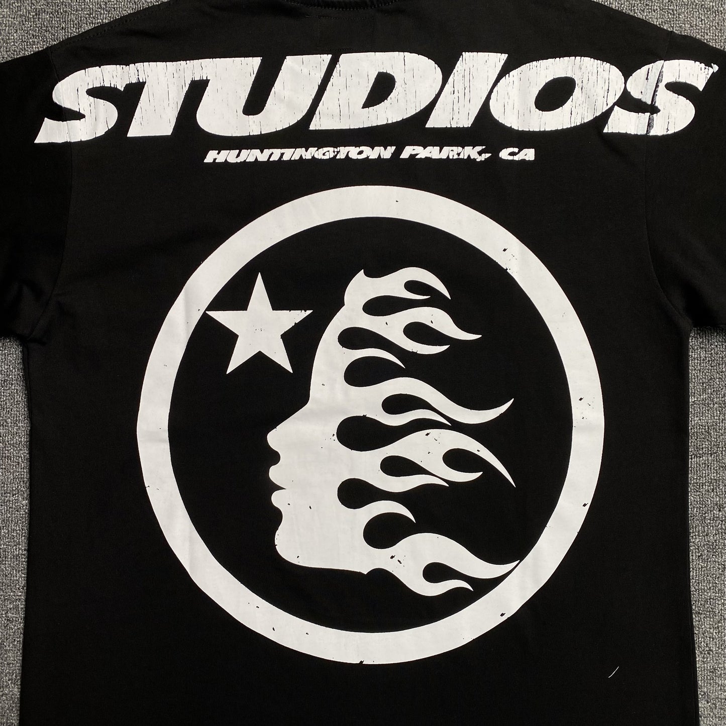 HELLSTAR STUDIOS CARTOON LOGO TEE BLACK