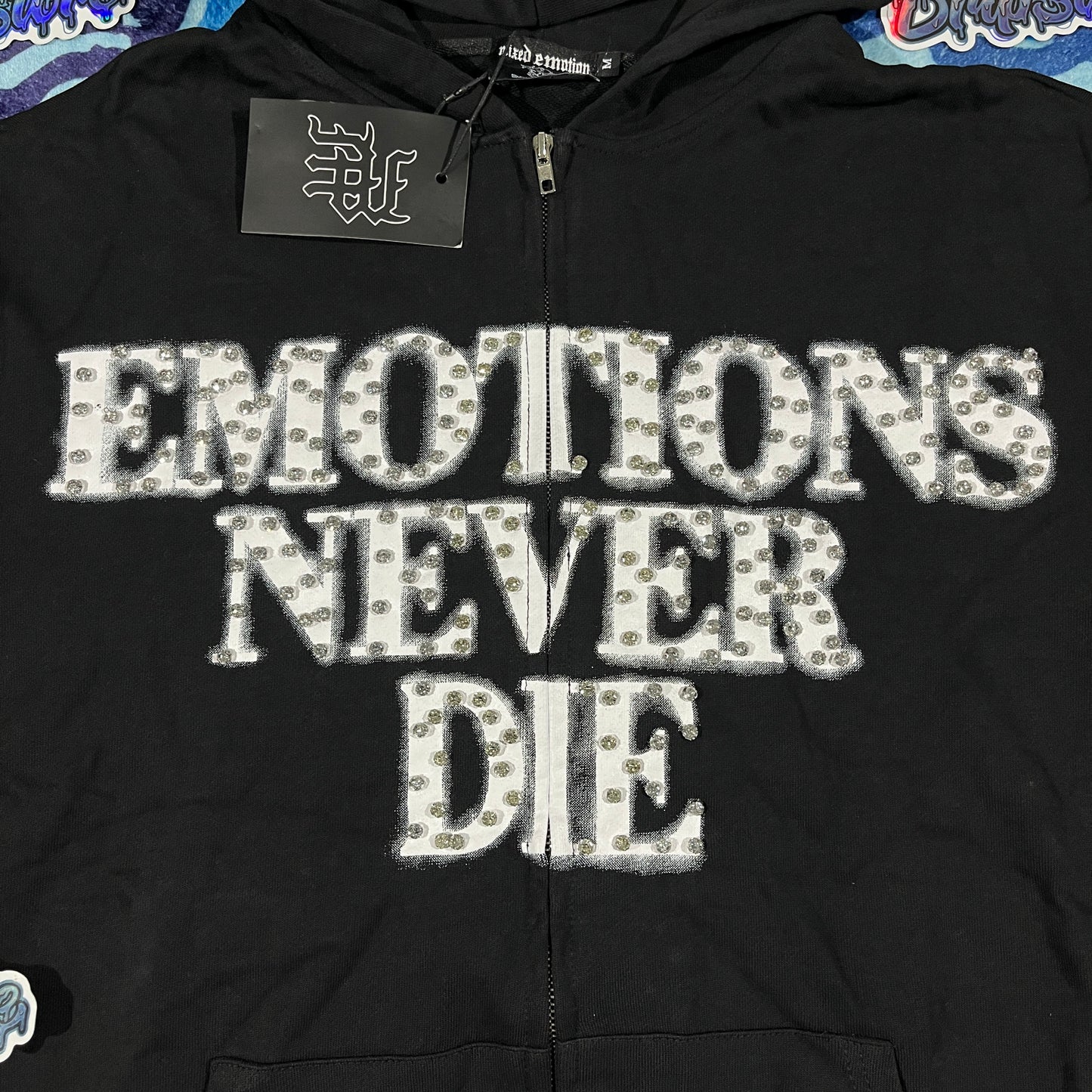 Campera Mixed Emotion End Negra XL