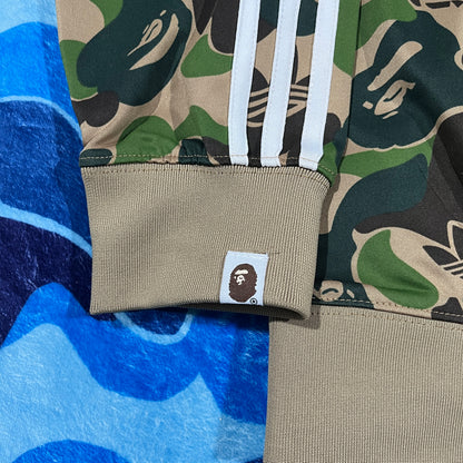 Campera Bape x Adidas Shark Verde Camo XXL