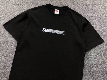 SUPREME MOTION LOGO TEE BLACK