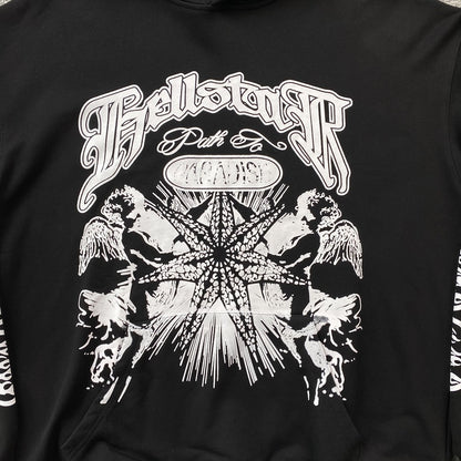 HELLSTAR PATH TO PARADISE “WE FOUND OUR VICTORY” HOODIE BLACK