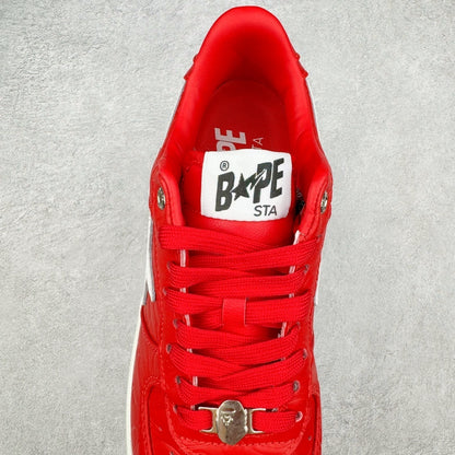 A Bathing Ape Bape Sta Low #3 Line Camo Red