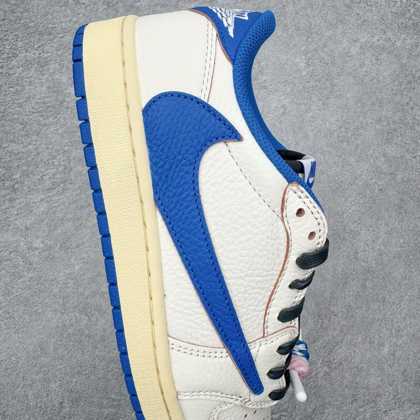 Jordan 1 Low Fragment X Travis Scott Sail Military Blue