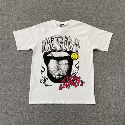 HELLSTAR VERTABRAE TEE WHITE