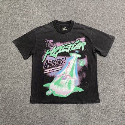 HELLSTAR ATTACKS TEE BLACK