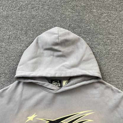 HELLSTAR SPORT LOGO HOODIE GREY