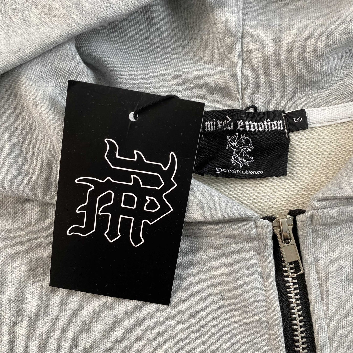 Mixed Emotion Faded Jacket Grey