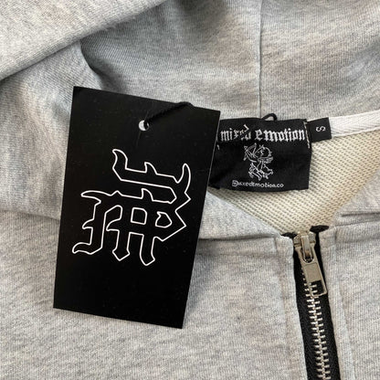 Mixed Emotion Faded Jacket Grey