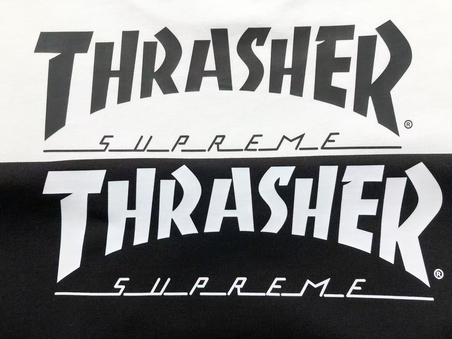 SUPREME THRASHER GAME TEE BLACK