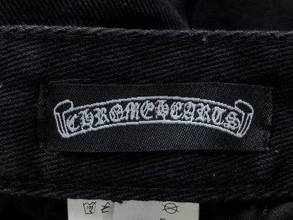 Chrome Hearts Cross Patch Fleurknee Jeans Black