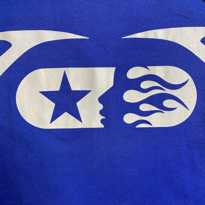 HELLSTAR WARM UP TEE BLUE