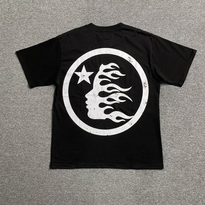 HELLSTAR CLASSIC LOGO GEL PRINT TEE BLACK