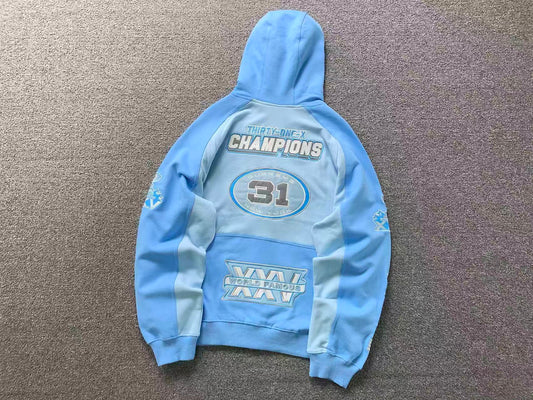 Supreme Football Zip Up Jacket Light Blue