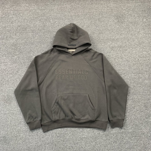 FEAR OF GOD ESSENTIALS HOODIE OFF BLACK