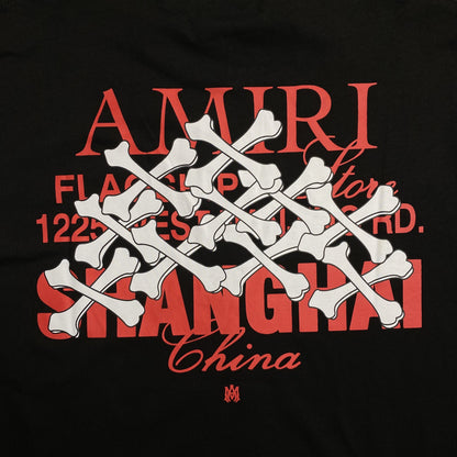 AMIRI BONES TEE BLACK