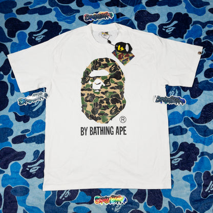 Remera Bape Green Camo Blanca XL