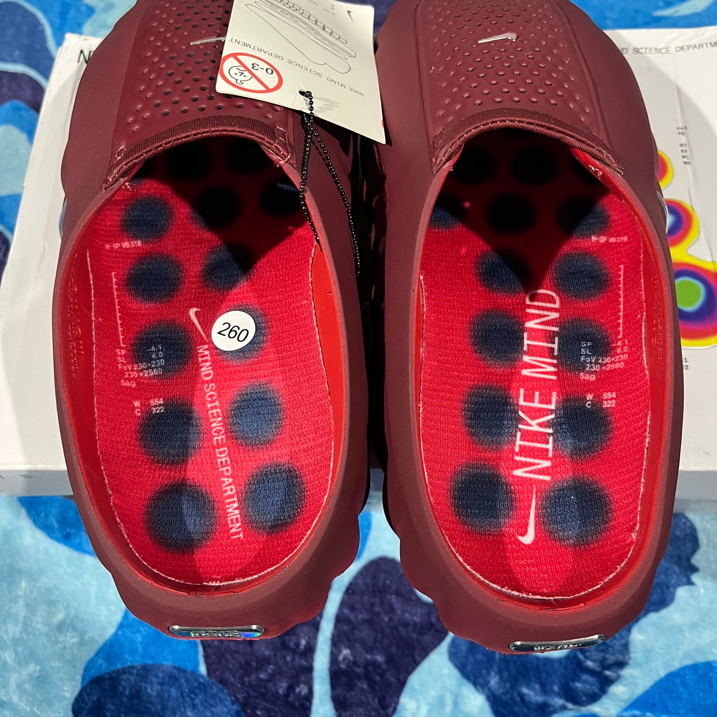Ojotas Nike Mind 001 Red University 7-8-9 US
