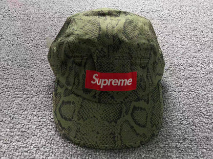 Supreme Washed Chino Twill Camp Cap Snake