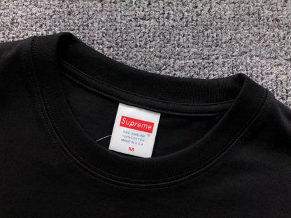 SUPREME MOTION LOGO TEE BLACK