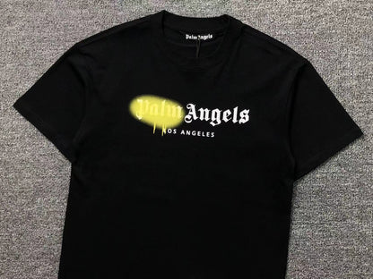 PALM ANGELS LOS ANGELES SPRAYED TEE BLACK