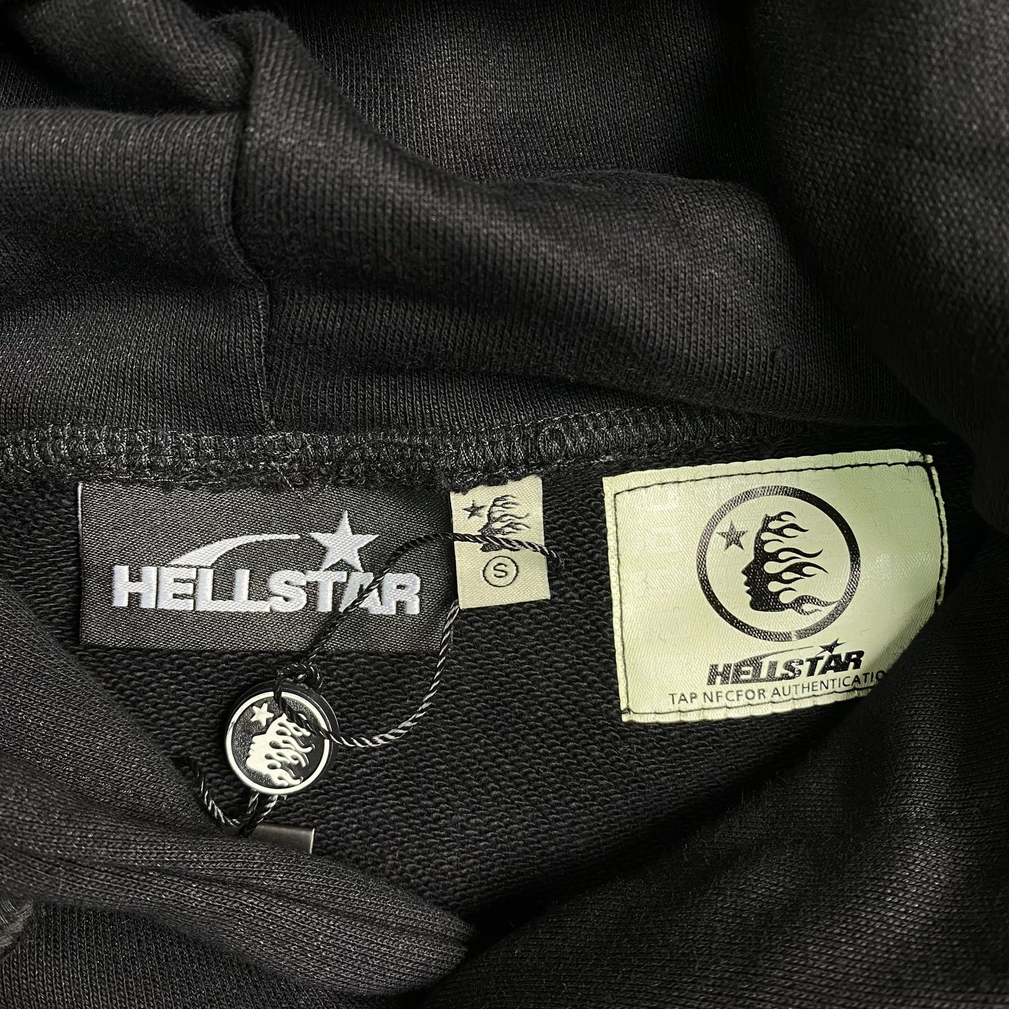 HELLSTAR SPORTS FUTURE FLAME HOODIE BLACK