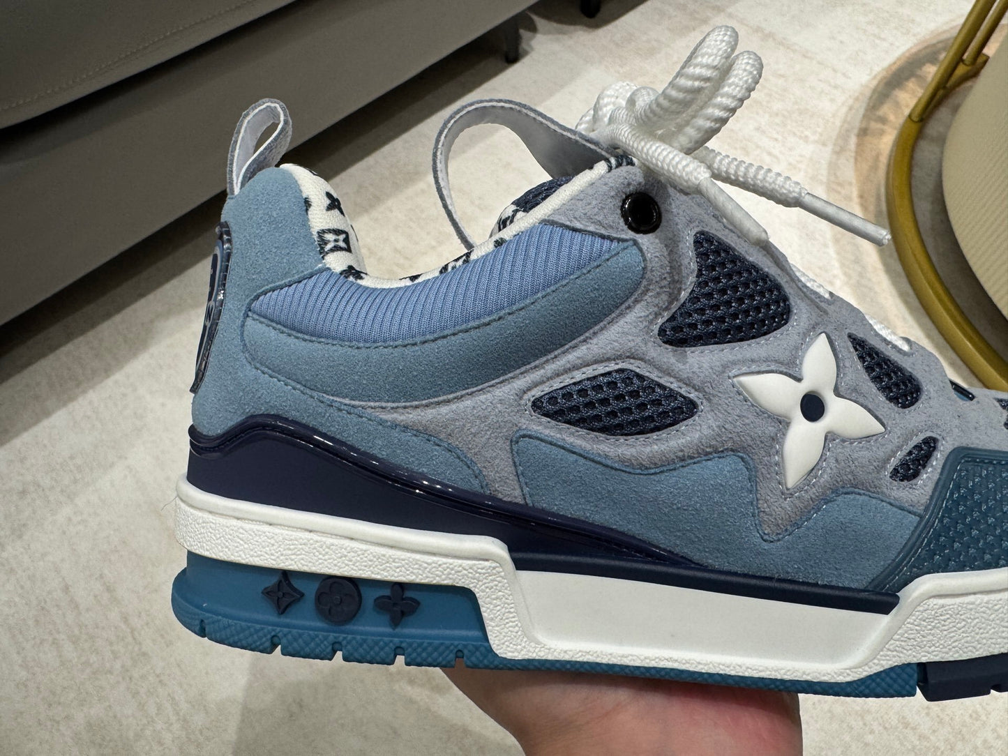 Louis Vuitton Skate Sneaker Luxury Blue