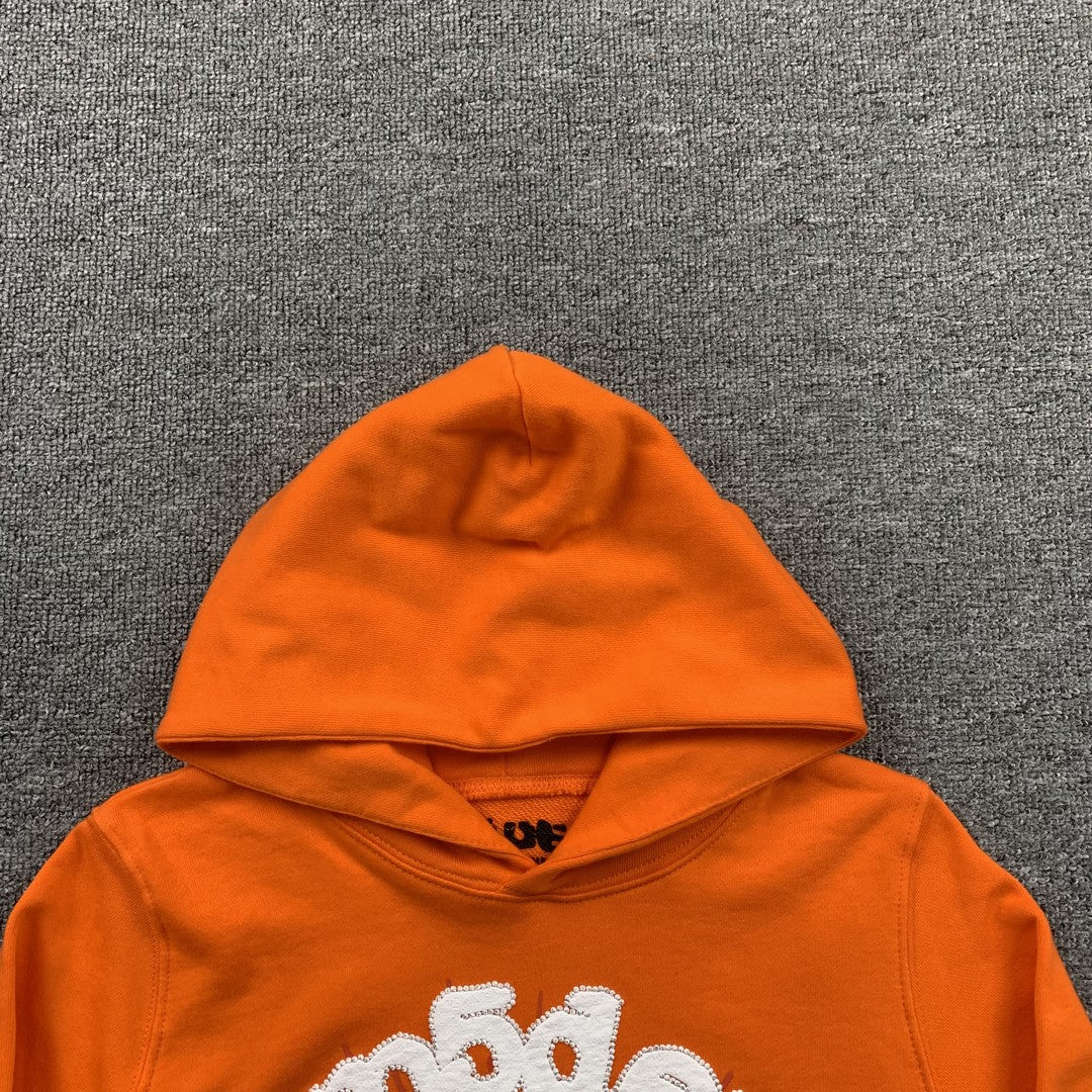 SP5DER WEBSUIT HOODIE ORANGE