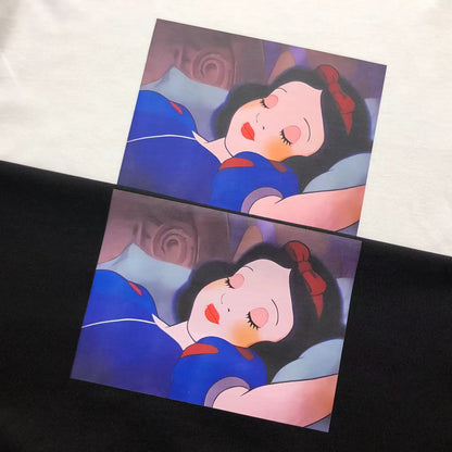 SUPREME SNOW WHITE TEE BLACK