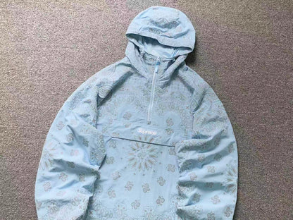 Supreme Reflective Bandana Anorak Light Blue