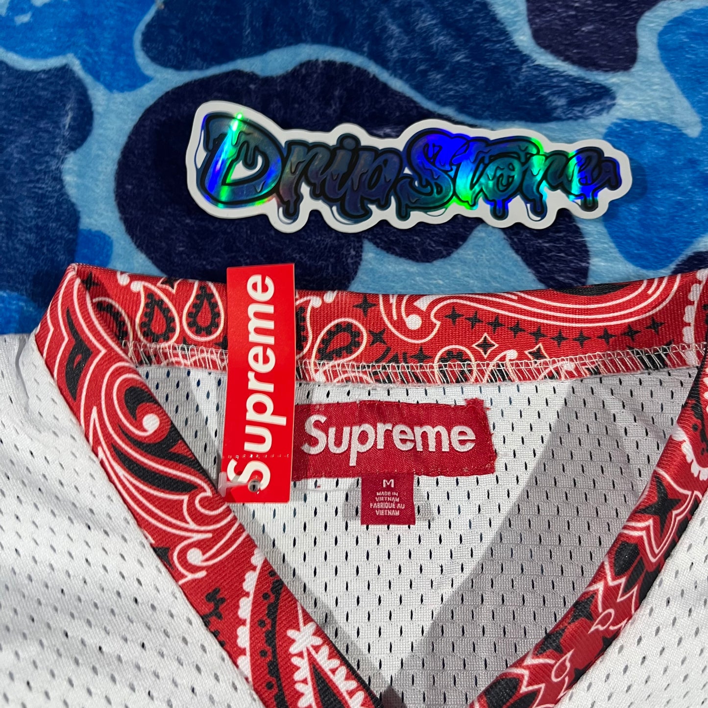 Camiseta Supreme Bandana M
