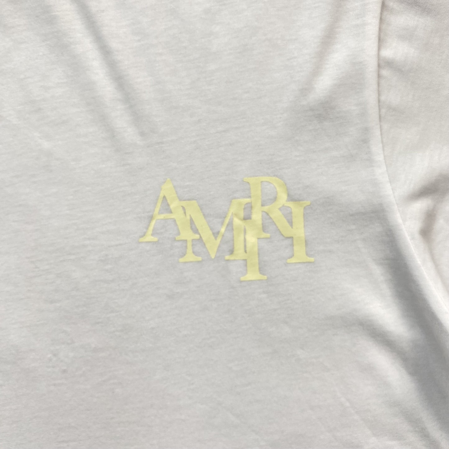 AMIRI CHAMPAGNE CRISTAL TEE WHITE