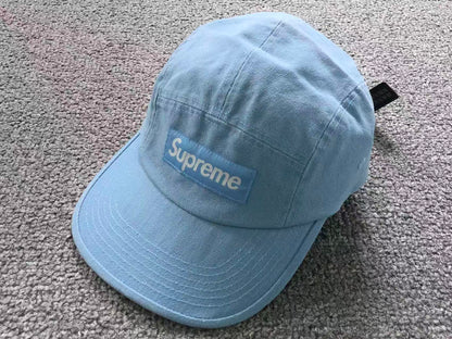 Supreme Canvas Camp Cap Light Blue