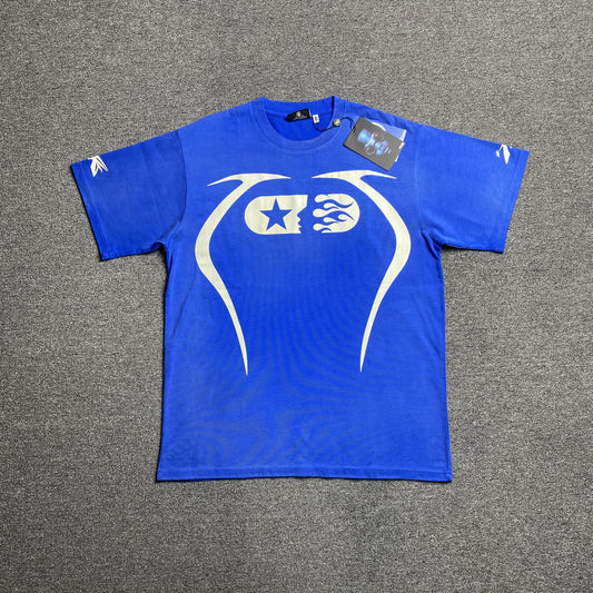 HELLSTAR WARM UP TEE BLUE