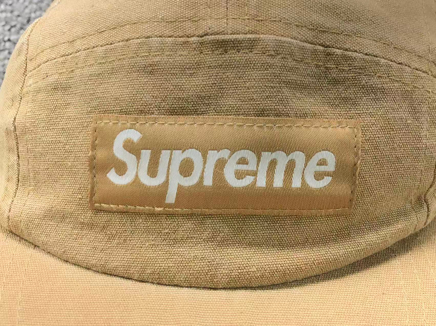 Supreme Canvas Camp Cap Brown