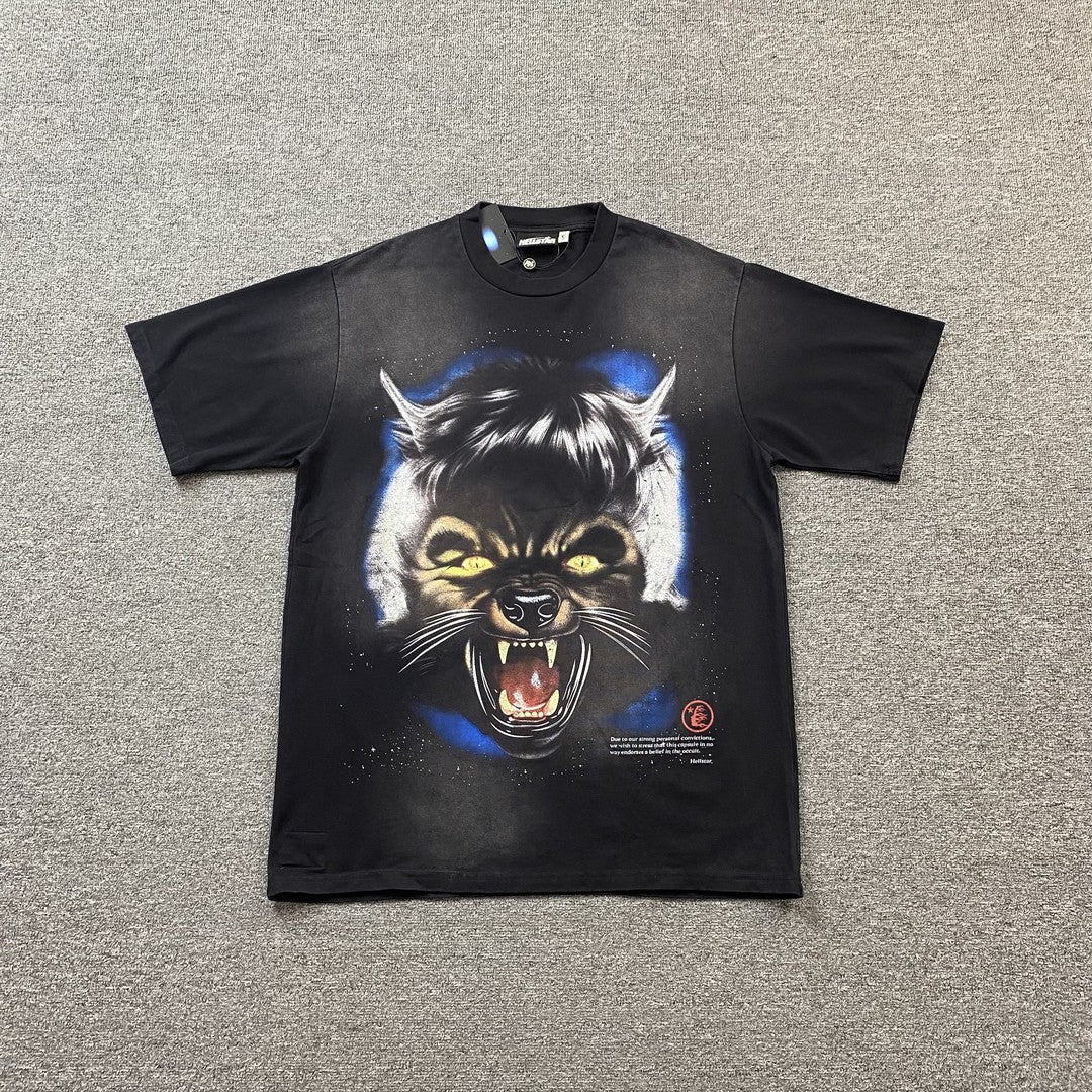 HELLSTAR FULL MOON TEE BLACK