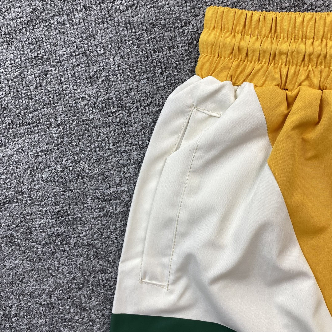 RHUDE SHORTS YELLOW