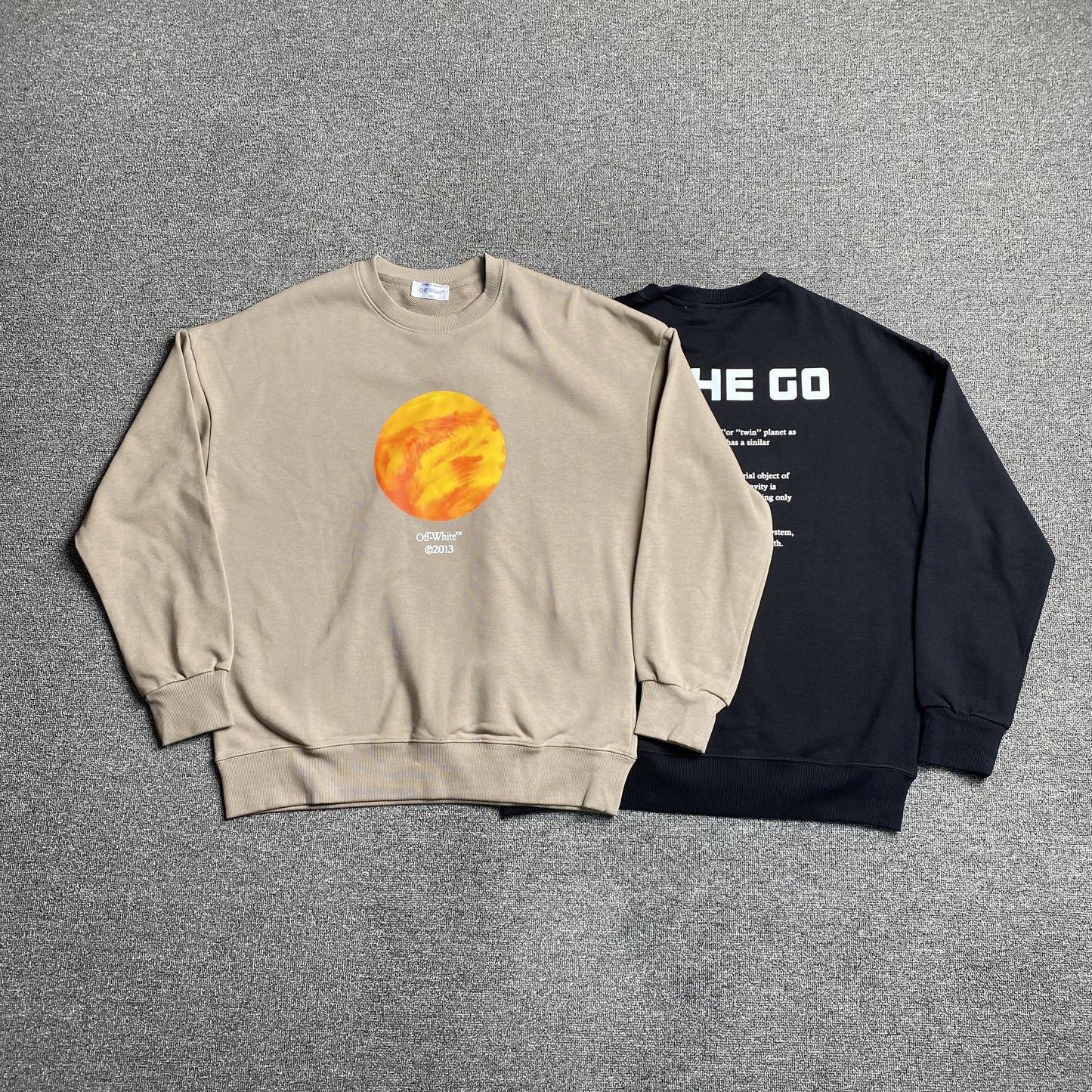 OFF WHITE VENUS CREWNECK TAN