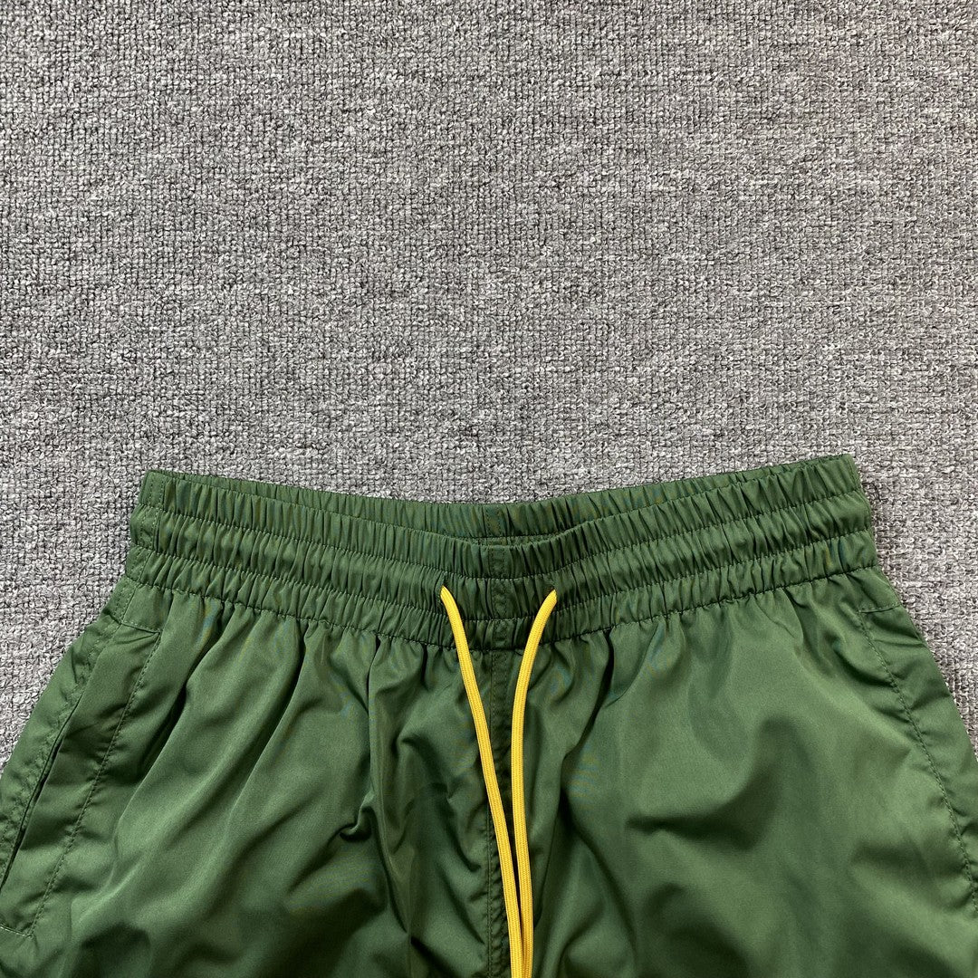 RHUDE SHORTS GREEN