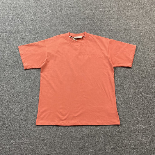 FEAR OF GOD ESSENTIALS TEE CORAL