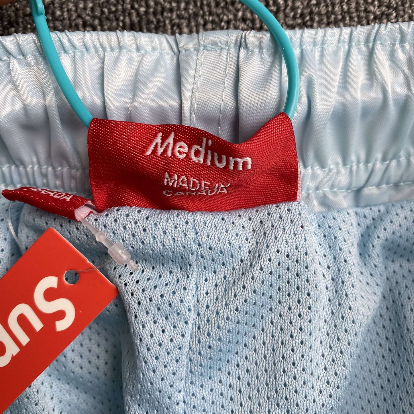 Supreme Satin Track Pants Light Blue