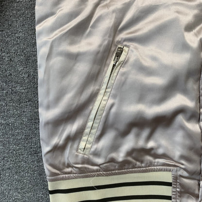 AMIRI SOUVENIR VARSITY BOMBER JACKET SAGE