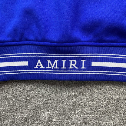 AMIRI DREAM TEAM VARSITY BOMBER JACKET BLUE