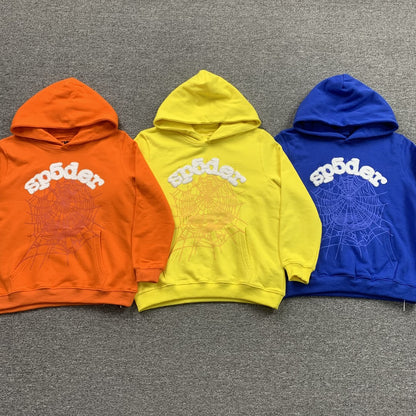 SP5DER WEBSUIT HOODIE ORANGE