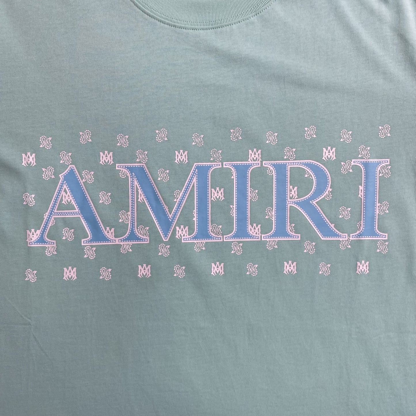 AMIRI MA PAISLEY TEE BLUE